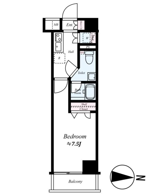 ラフィスタ東日暮里 間取り図