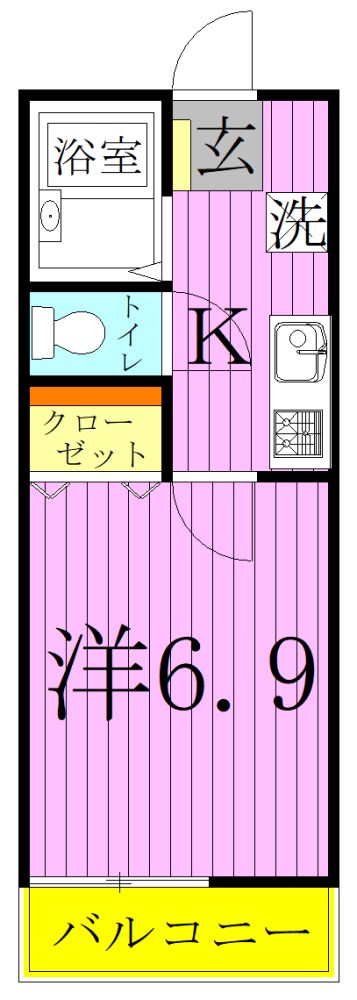 ポルテボヌール 間取り図