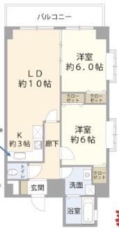 SPRING　COURT 間取り図