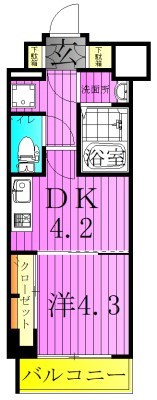 ラフィスタ西新井 間取り図