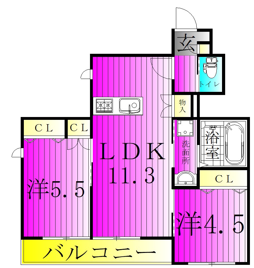 メゾン　マスダ 101号室 間取り