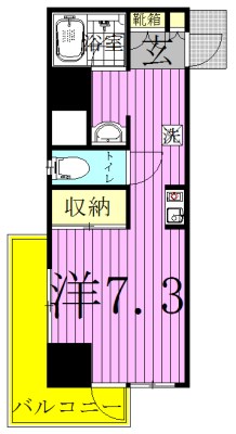 シャイン南流山 501号室 間取り