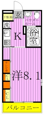 リブリ・クールドール 間取り図