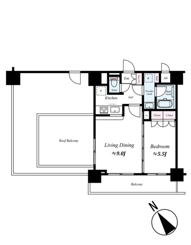 ベルシード梅島ブランシュ 間取り図