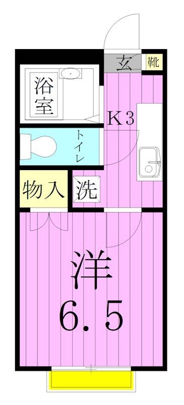 イリスガーデン福寿Ｂ 間取り図