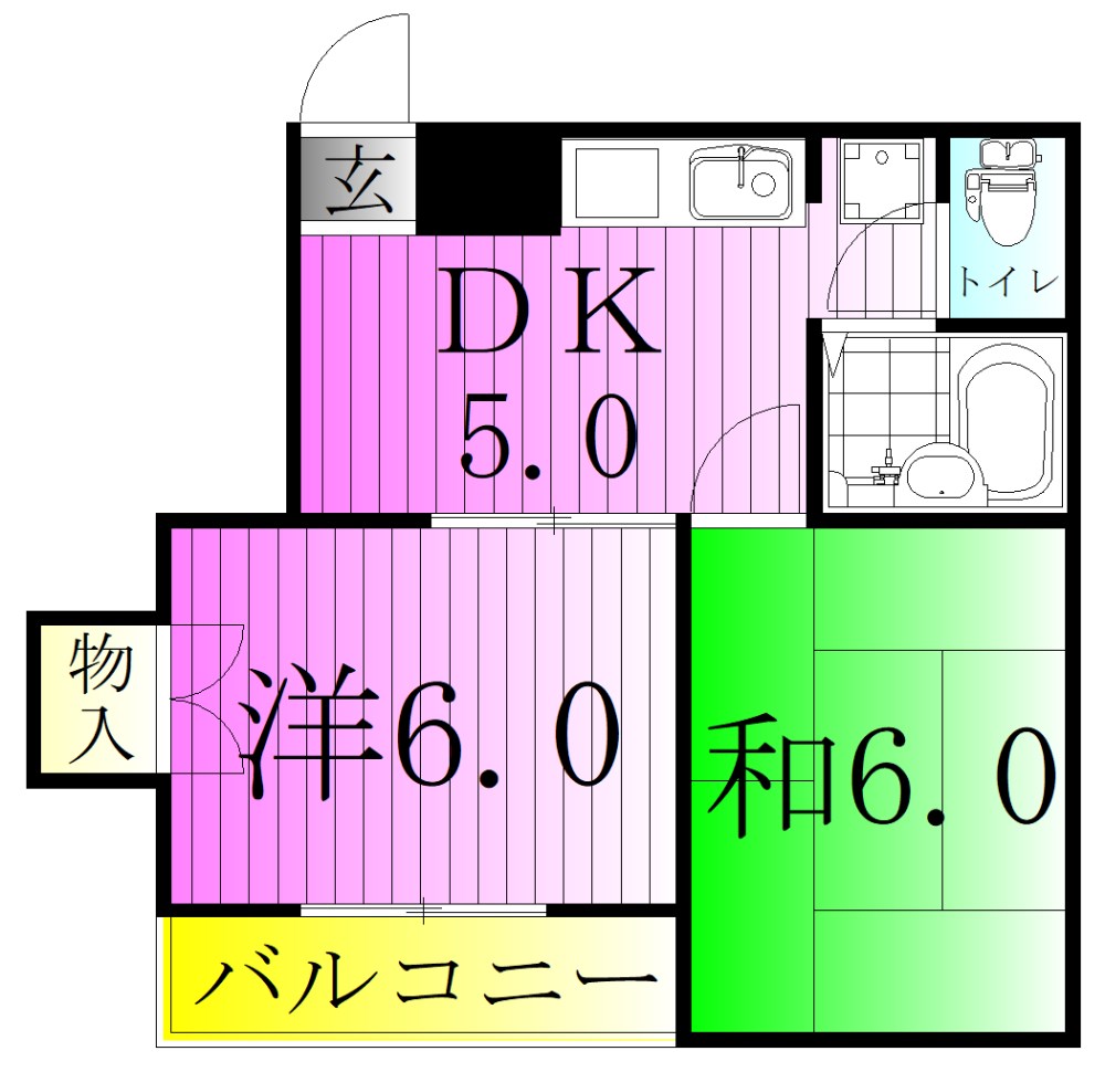 グランレッド1 間取り図