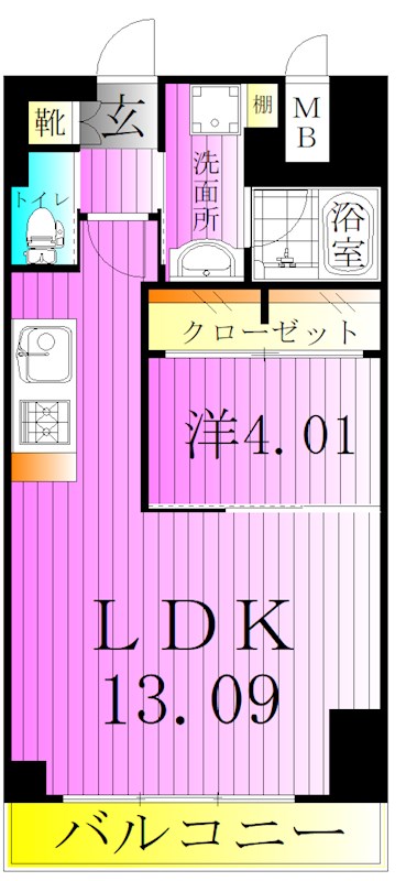 プレジオ西新井 間取り図