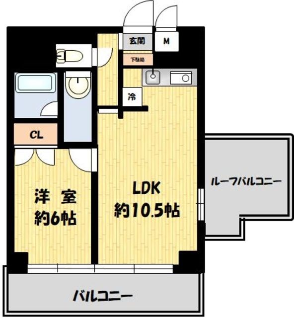 コスモ亀有V 間取り図