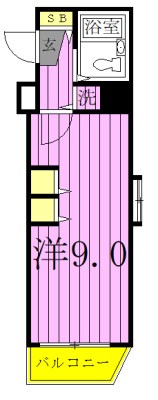 ワコーレ綾瀬Ⅱ 間取り図