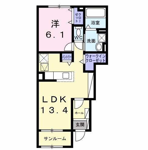 レスポワール　B 間取り