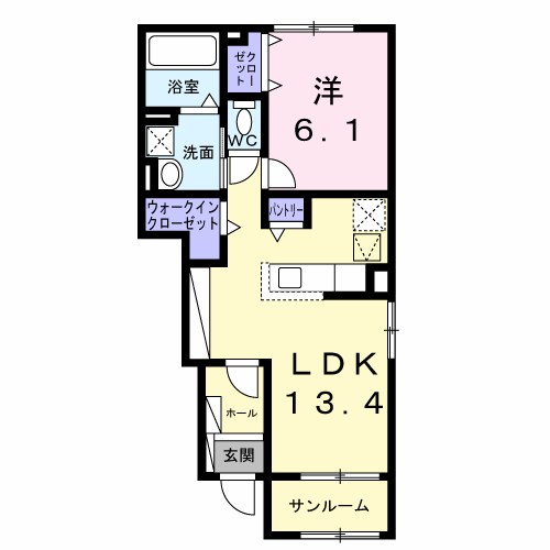レスポワール　B 間取り