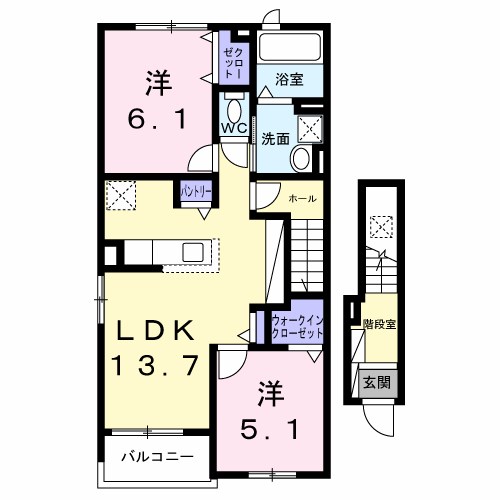 レスポワール　B 間取り
