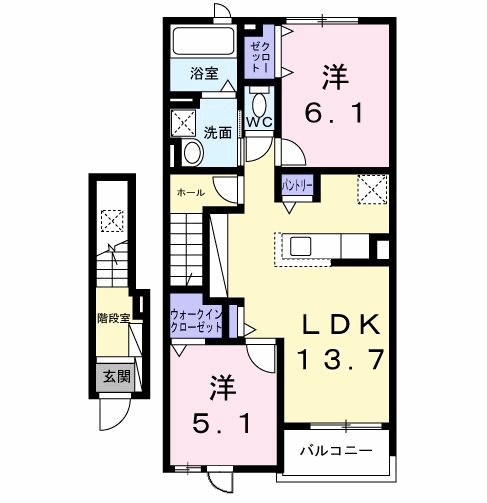 レスポワール　B 間取り