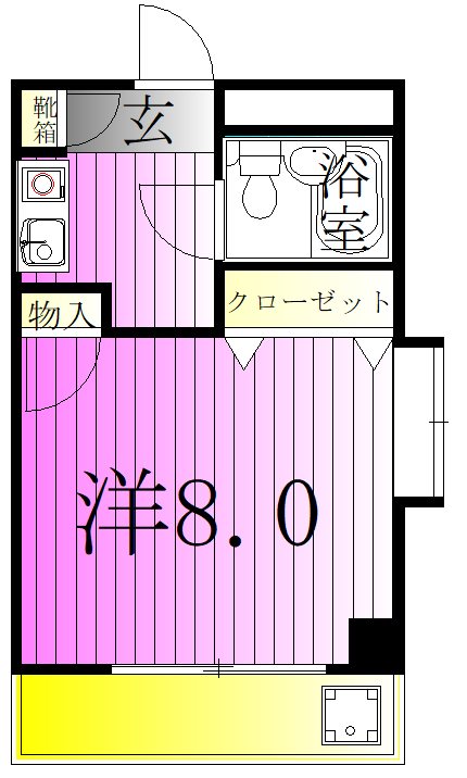 ヴィラ・コバヤシ 間取り図