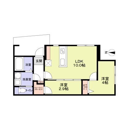 リザーブ北綾瀬 間取り図