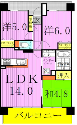グラン・コート北柏 間取り