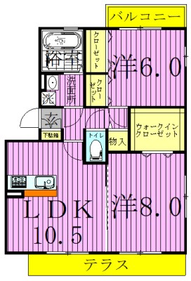 カーサリヴェール 間取り図