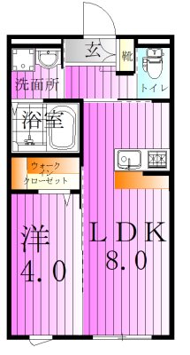 Ａｖａｌｏｎ　三ノ輪 間取り図