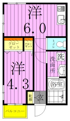 グランドメルシー西新井本町 間取り図