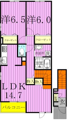 サン　スクエアⅥ 間取り