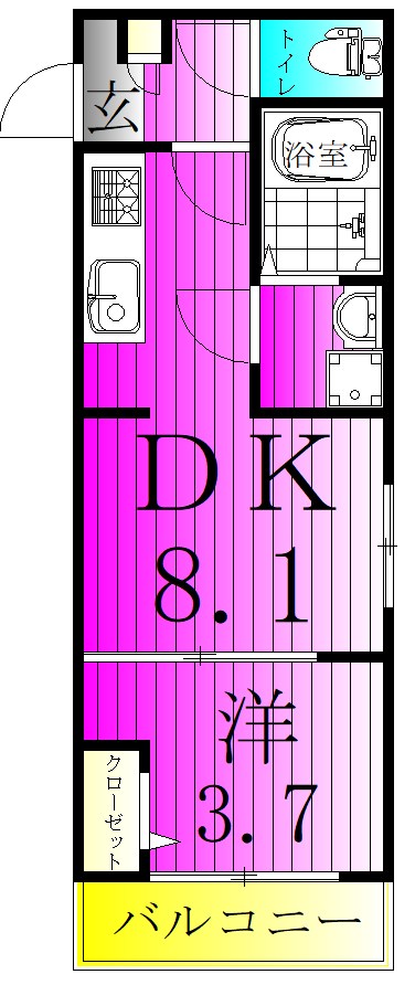 KEIAI　RESIDENCE　五香Ⅱ 間取り