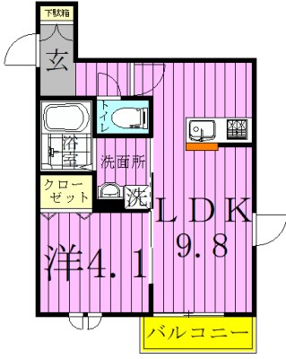 ルピアオウギ 間取り図