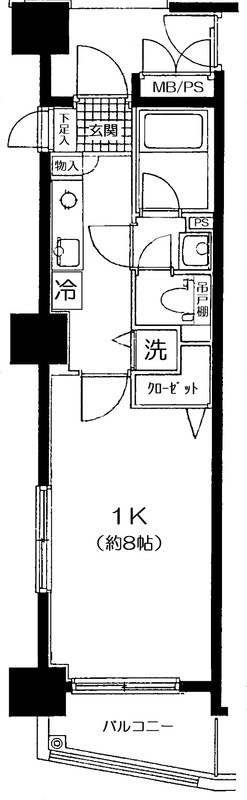 レジェンド西日暮里第二 間取り図