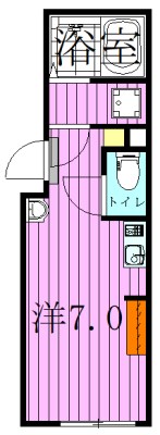 モント竹ノ塚 間取り図