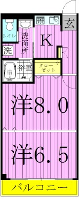 フォレスタパレス 間取り図
