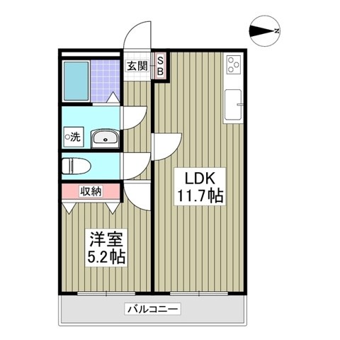 第六竹石マンション 間取り図