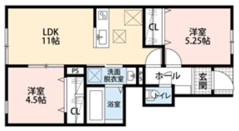 リーブルファイン足立神明 間取り図