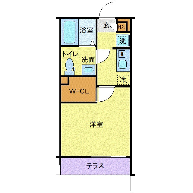103号室 間取り