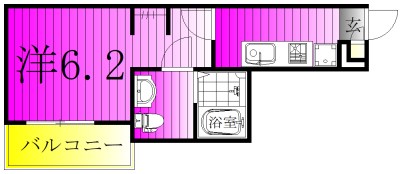 メゾングリーズ五香南 間取り