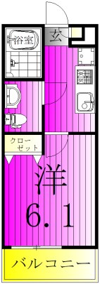 メゾングリーズ五香南 間取り