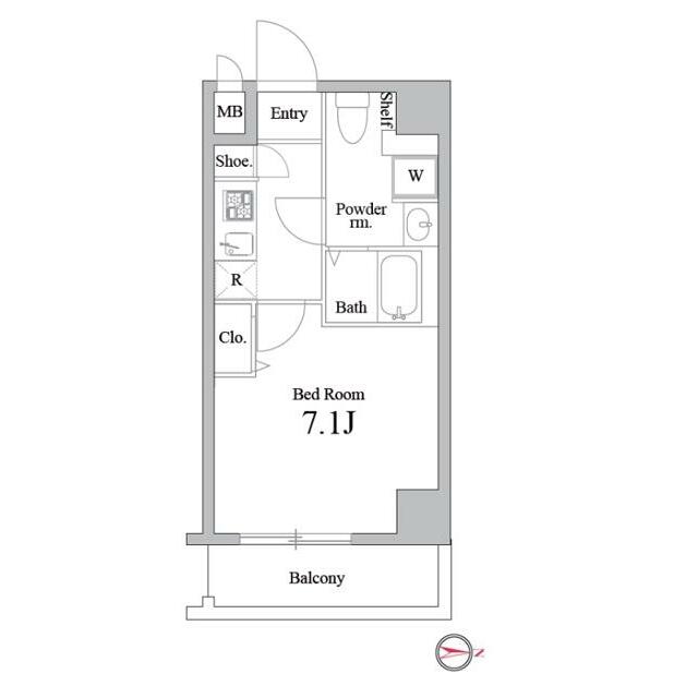 グランパーク町屋 間取り図