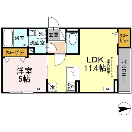 グラナーデ東水元 間取り図