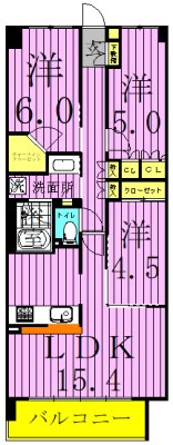 ソライエ葛飾小菅 間取り図