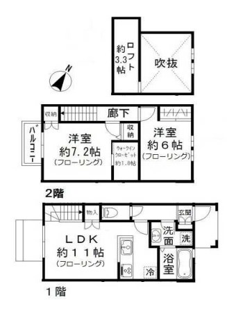 Briller Plage 間取り図