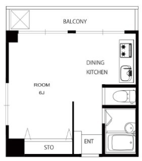 ピカイヤ千住桜木 間取り図