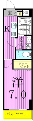 シェロ・ガーデン 間取り図