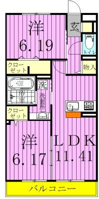 マウンテンハート 間取り図