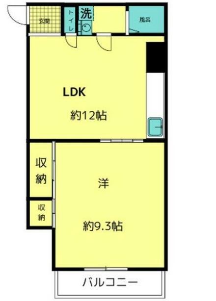 第二山田ビル 408号室 間取り
