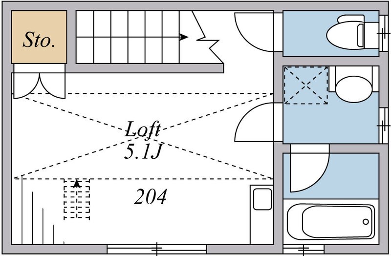 コーポＵＳＨＩＯ 間取り図
