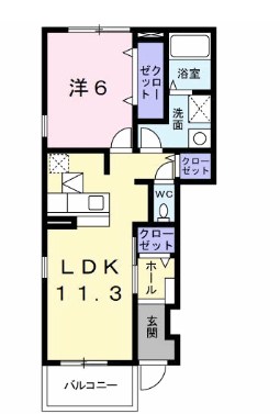 ベルク　フルスＢ 間取り