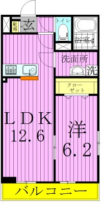 リブリ・プロスペール 間取り図