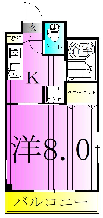 シリウスアヤセⅡ 間取り図