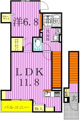 フレグランス2 間取り図