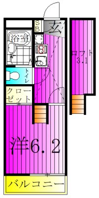 フェリオ柏 間取り