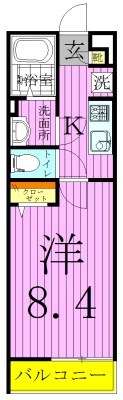 リブリ・ＡＬＢＥＲＯ 間取り図
