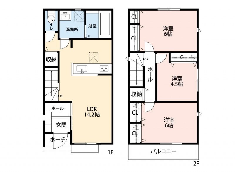 （仮称）足立区中央本町賃貸住宅 間取り図